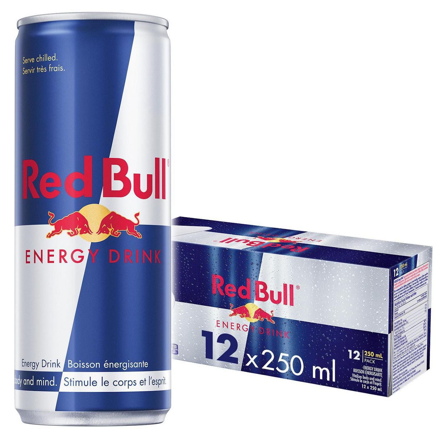 Red Bull cans 250ml x 12