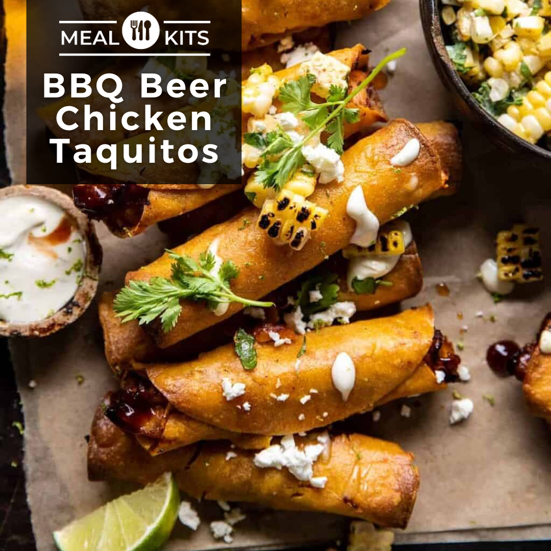 MONTHLY| BBQ Beer Chicken Taquitos