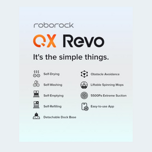 Roborock QX Revo Robot Vacuum and Mop with Multifunctional Dock