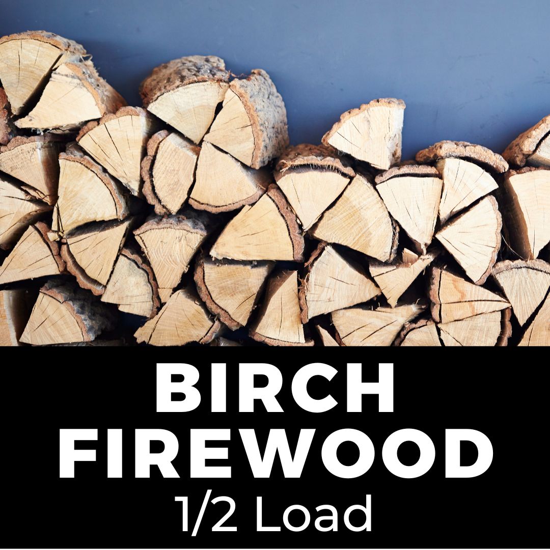 Birch Firewood - Chopped, Delivered & Stacked - Half Load