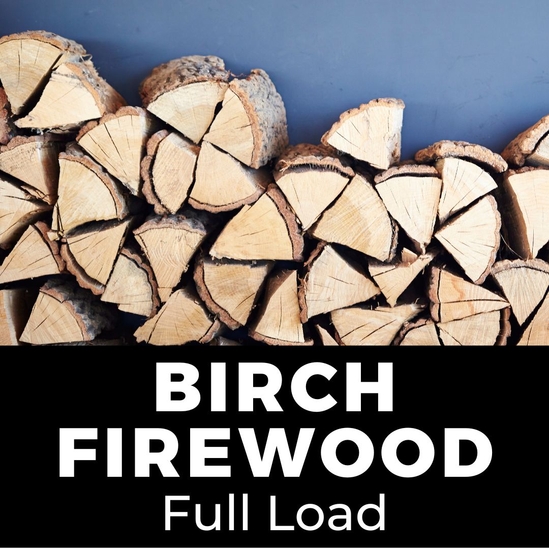 Birch Firewood - Chopped, Delivered & Stacked - Full Load