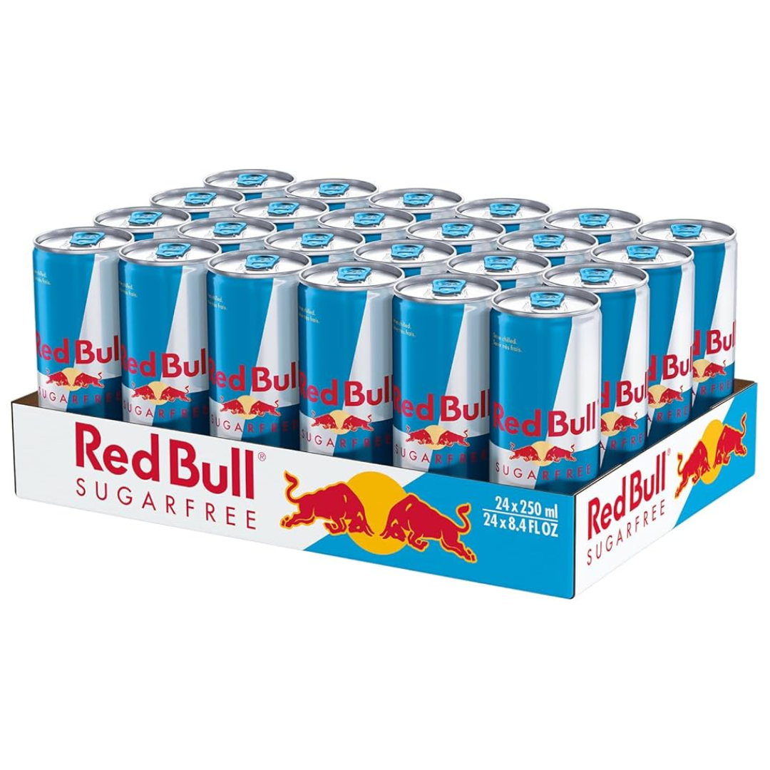 Sugar free red bull cans 250ml x 24