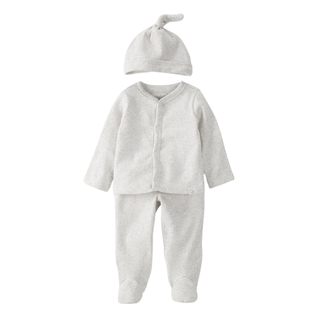 3-Piece Soft Gray Coming Home Set