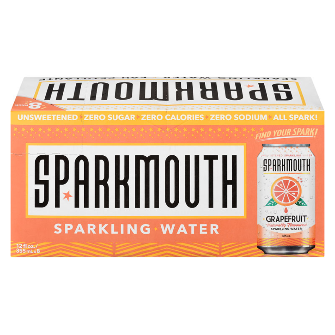 Sparkmouth Grapefruit Sparkling Water  8x355 ml