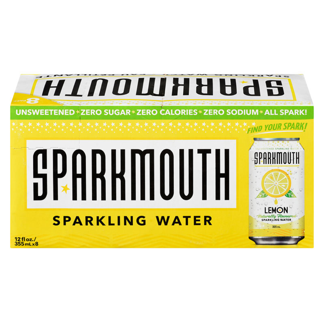 Sparkmouth Lemon Sparkling Water 8x355 ml