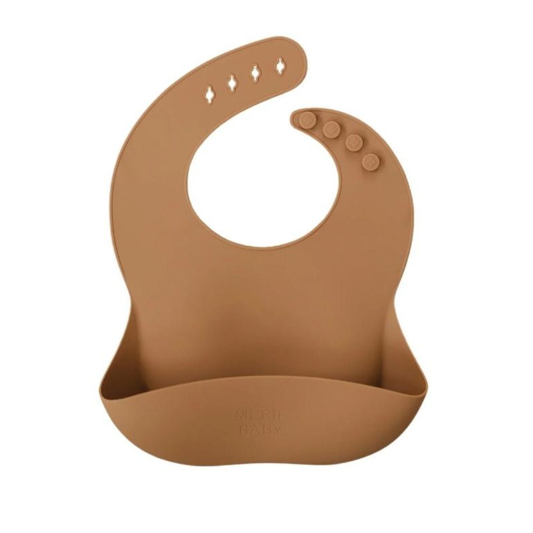 Silicone Bib Taupe