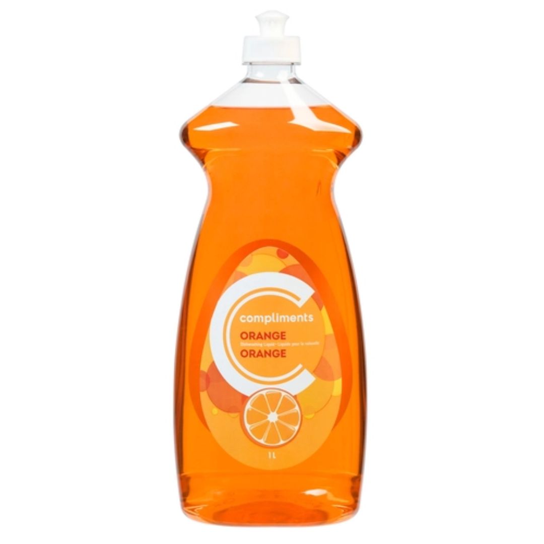 Compliments Orange Dishwashing Liquid 1L