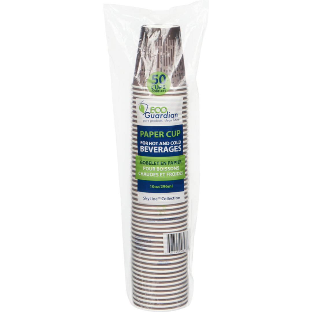 ECO Guardian Paper Cup 10oz 50 pk