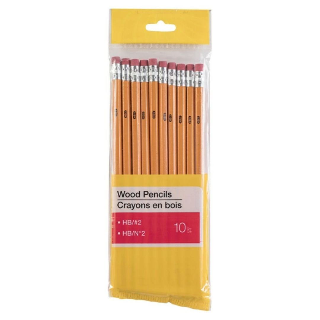 Wood Pencils HB no. 2  10ct