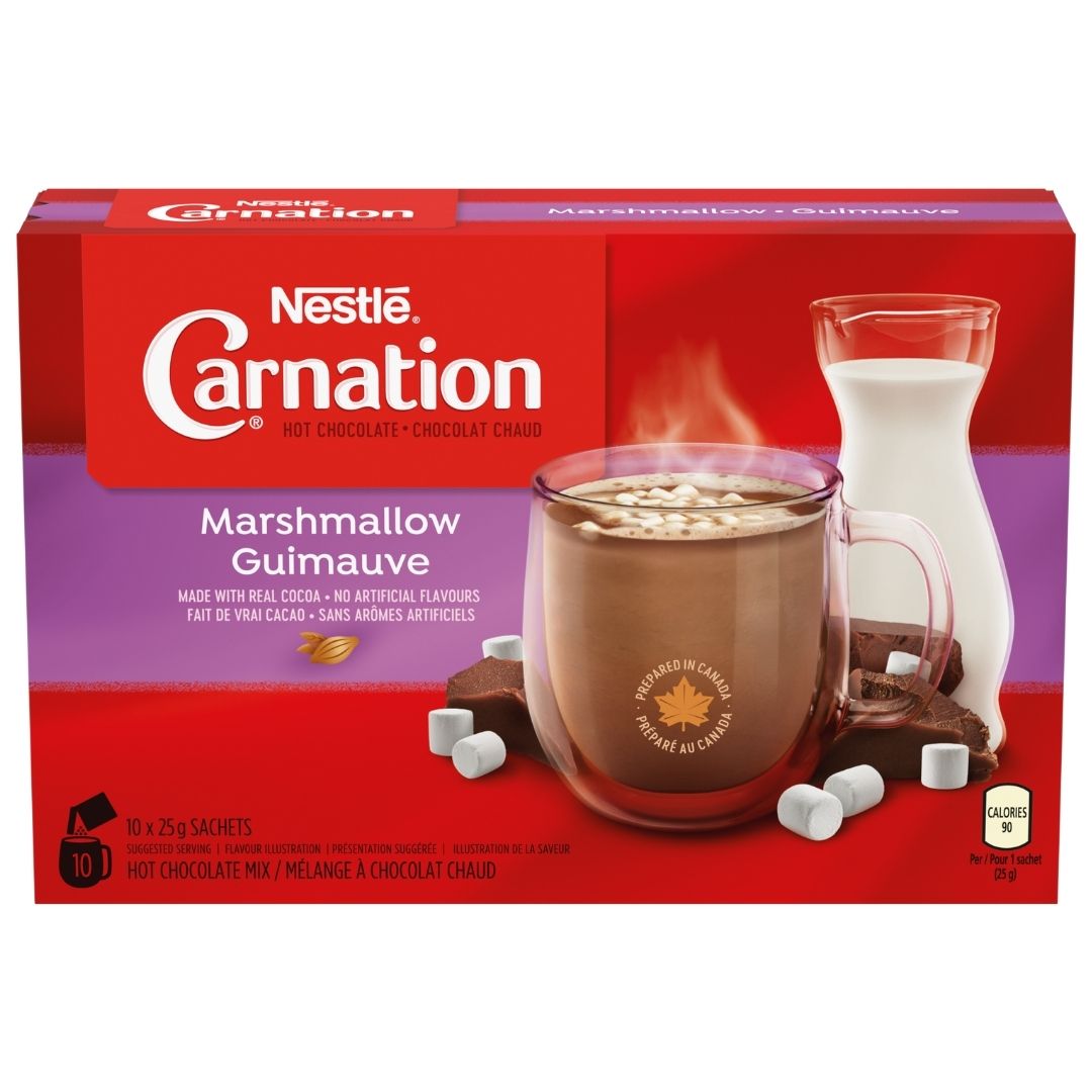 Nestle Carnation Marshmallow Hot Chocolate 25g x 10