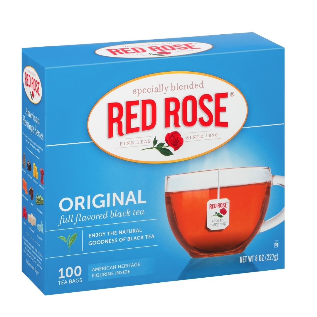 Red Rose Tagged Black Tea x 100