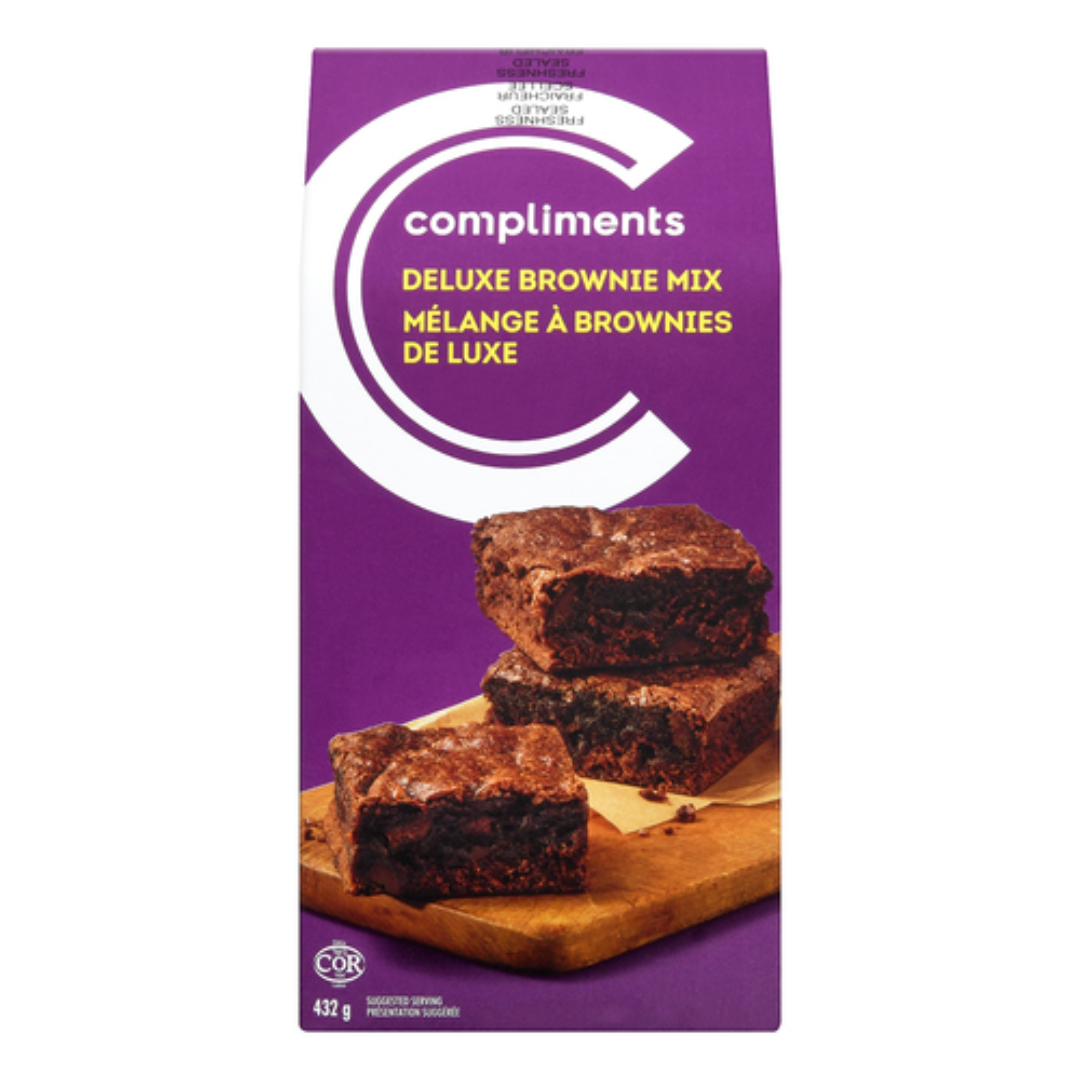 Compliments Deluxe Brownie Mix 432g