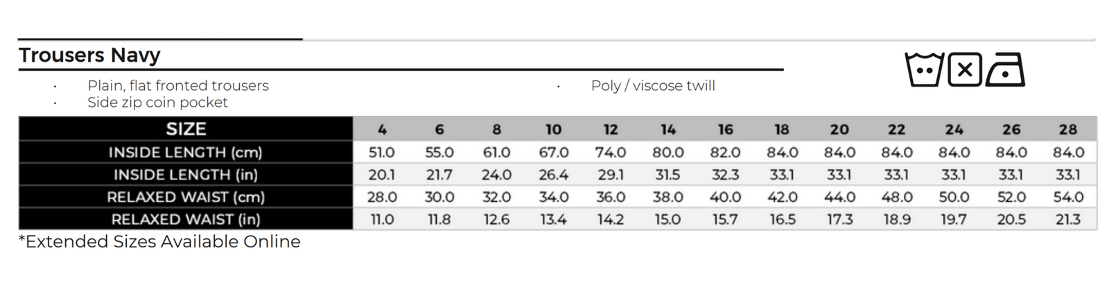 Dress Trousers Adjustable Waist