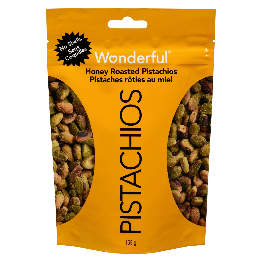 Wonderful Honey Roasted Pistachios 155g