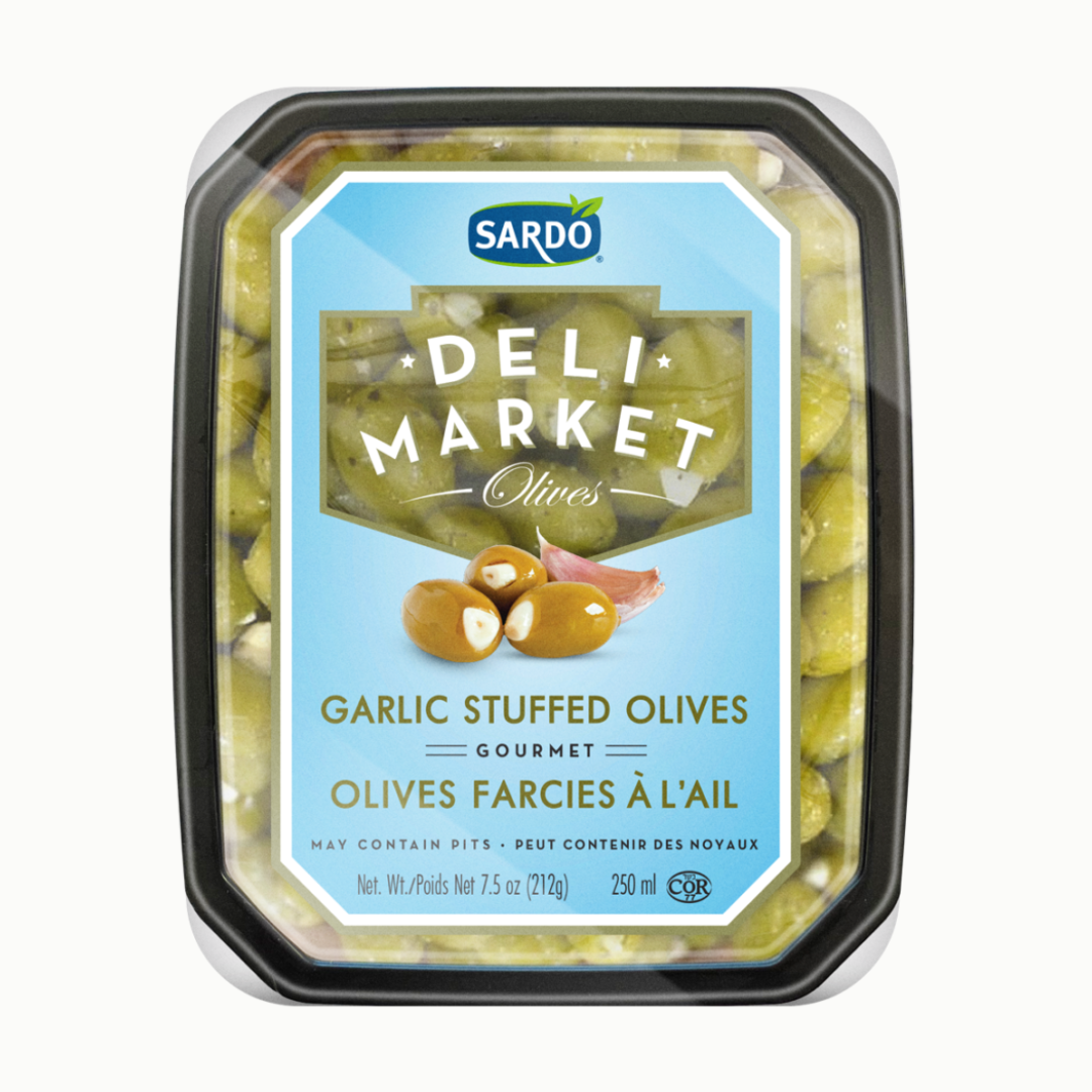 Sardo Garlic Stuffed Olives 250ml