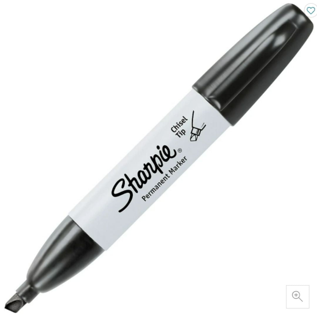 Sharpie Black Chisel Tip Permanent Marker 12 ct