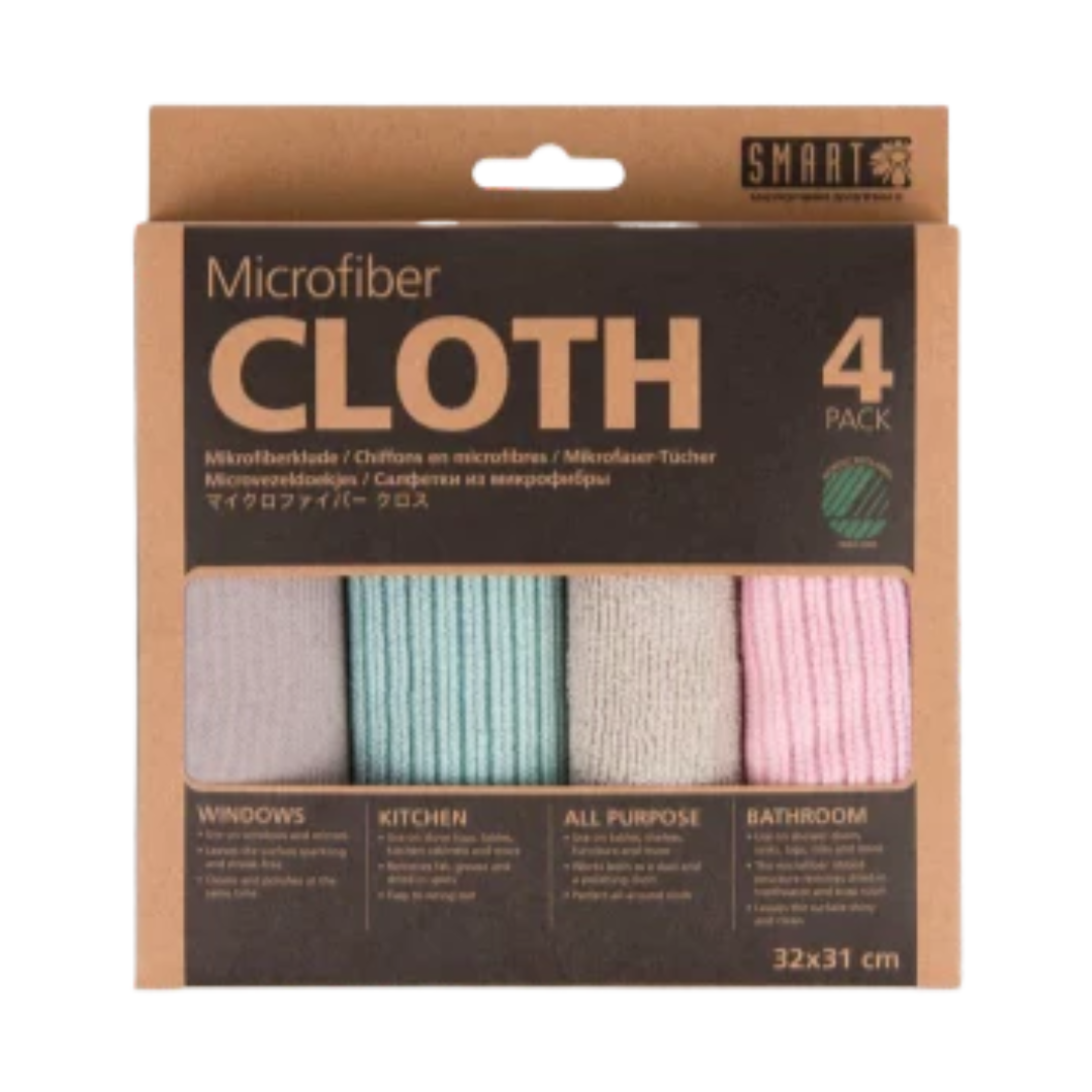 Smart Microfiber System Cloth x 4