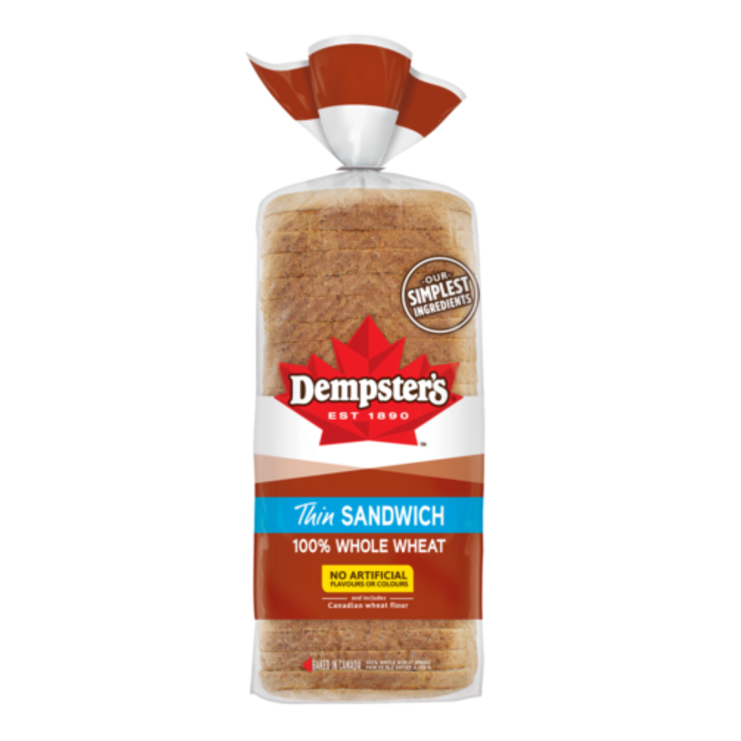 Dempsters Sandwich Whole Wheat Bread 675g