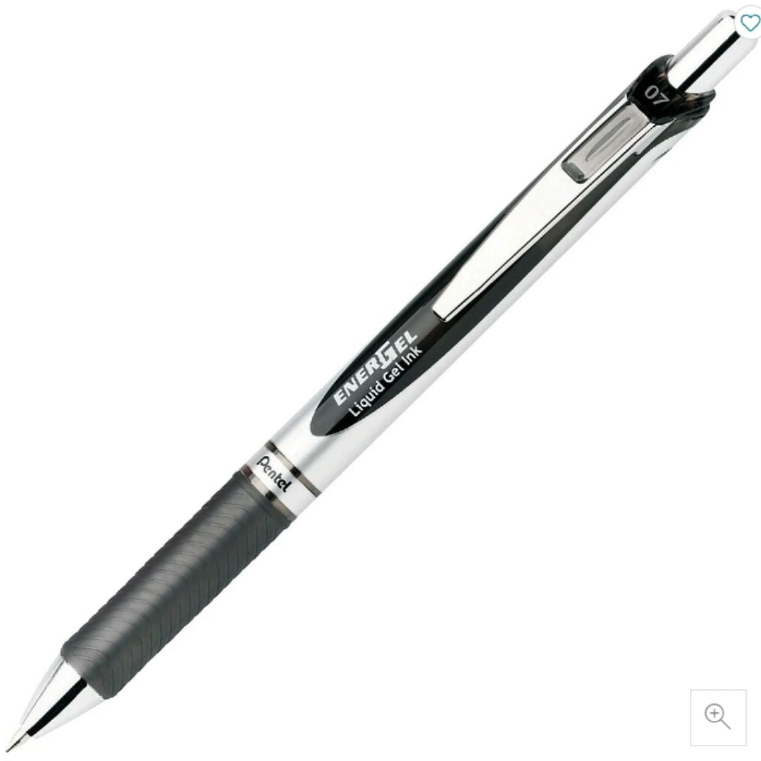 Pentel Energel Smooth Gel Pen Black 2ct