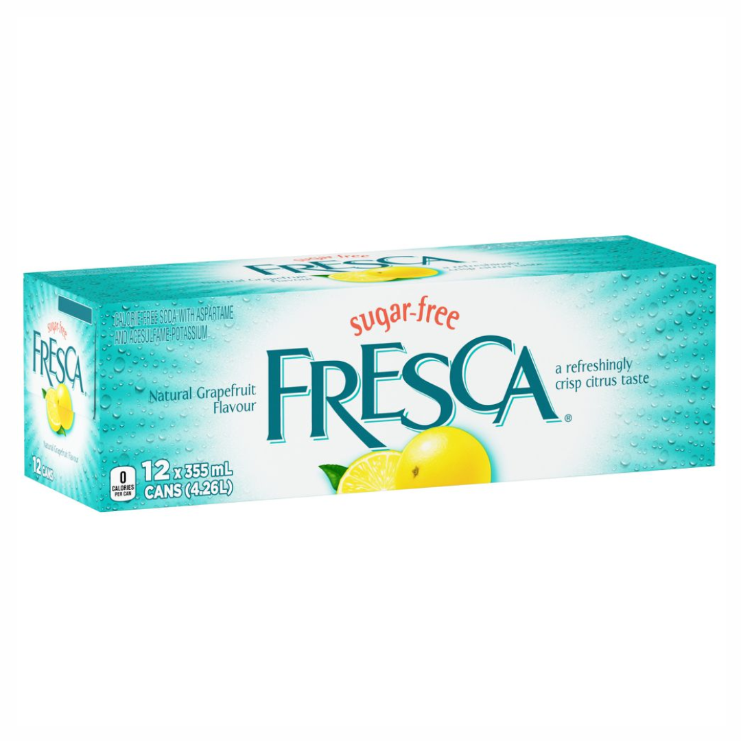 Fresca Sugar Free Soda 355ml x 12