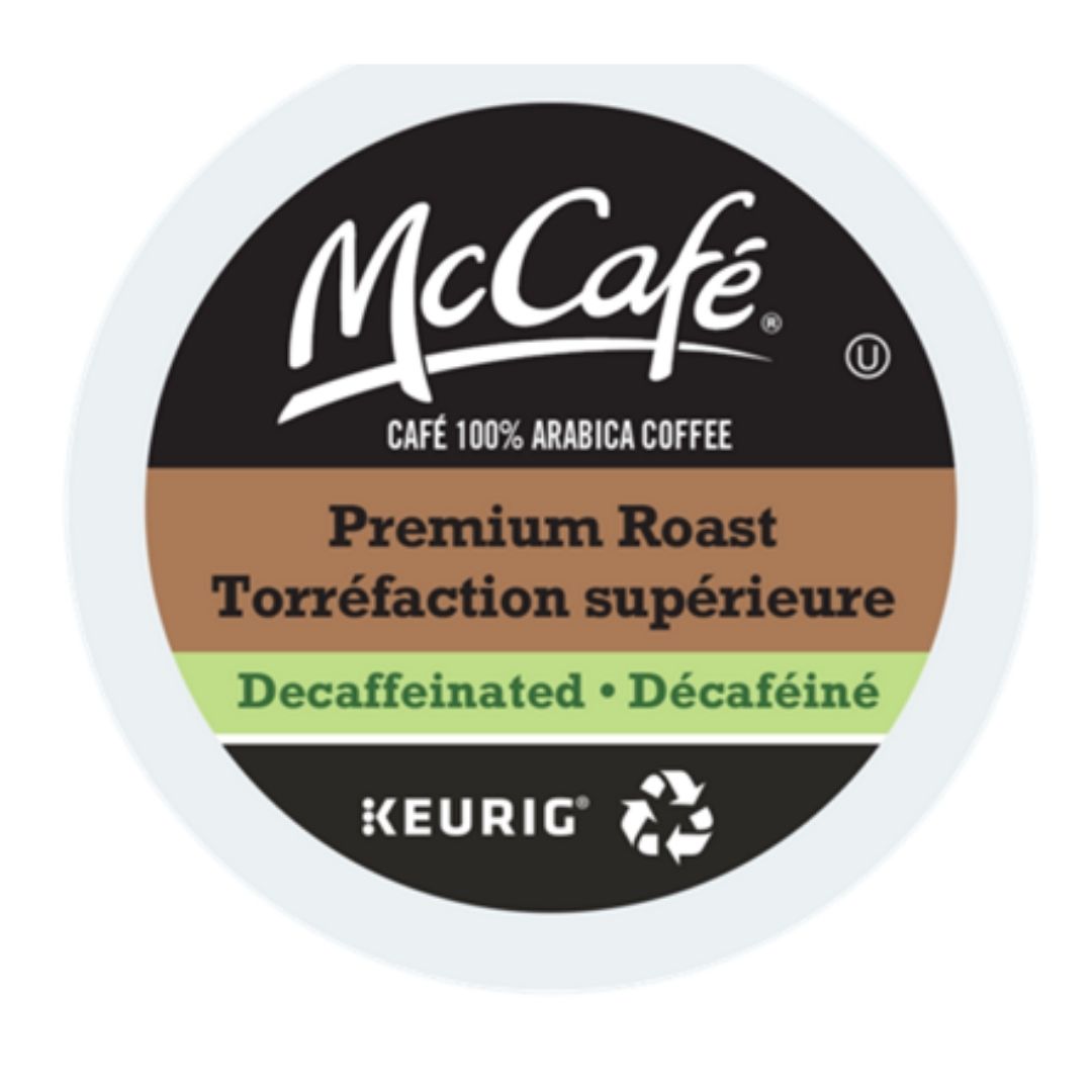 McCafe Decaffeinated K Cups Coffee 129g 12ct