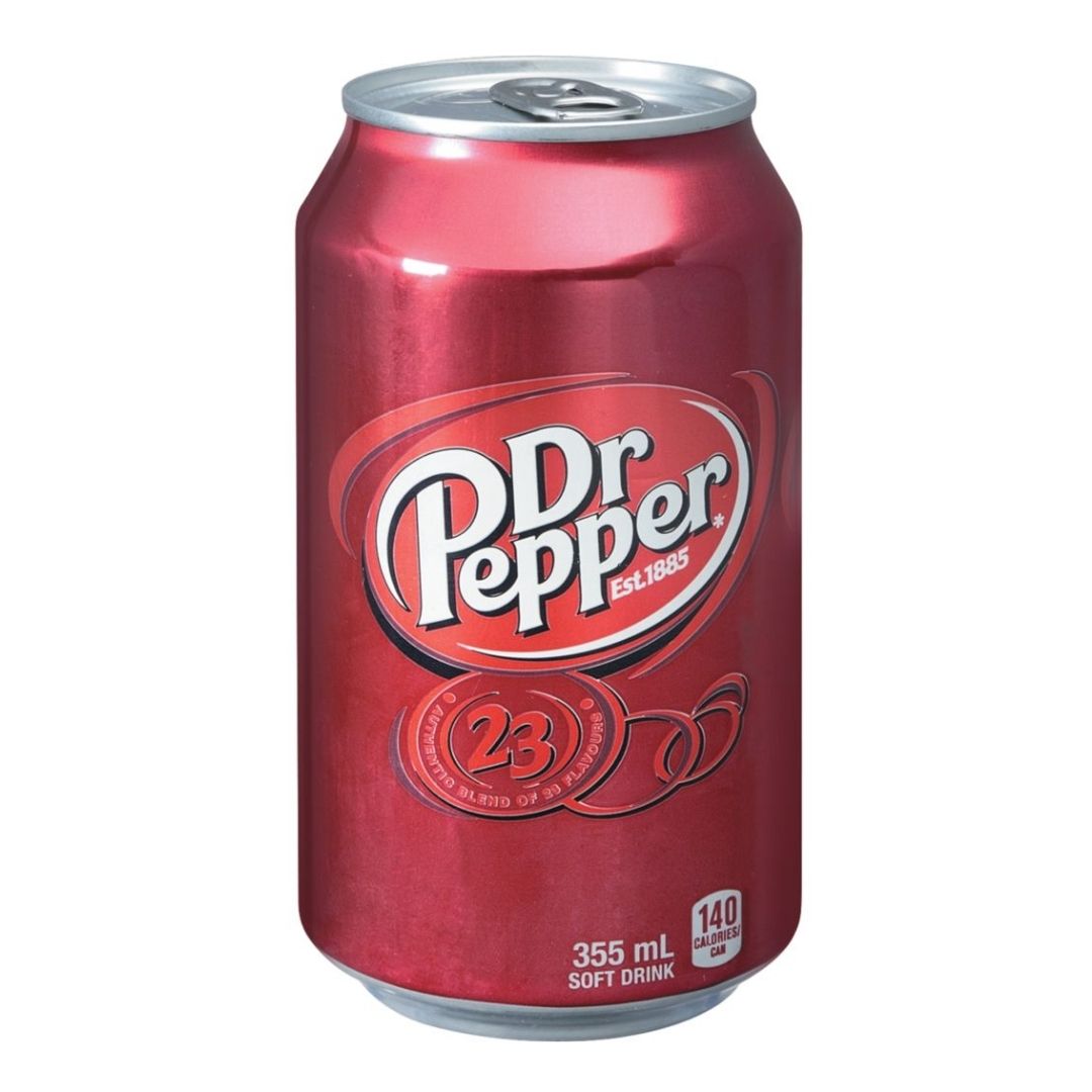 Dr. Pepper Soft Drink Cans 355ml x 12