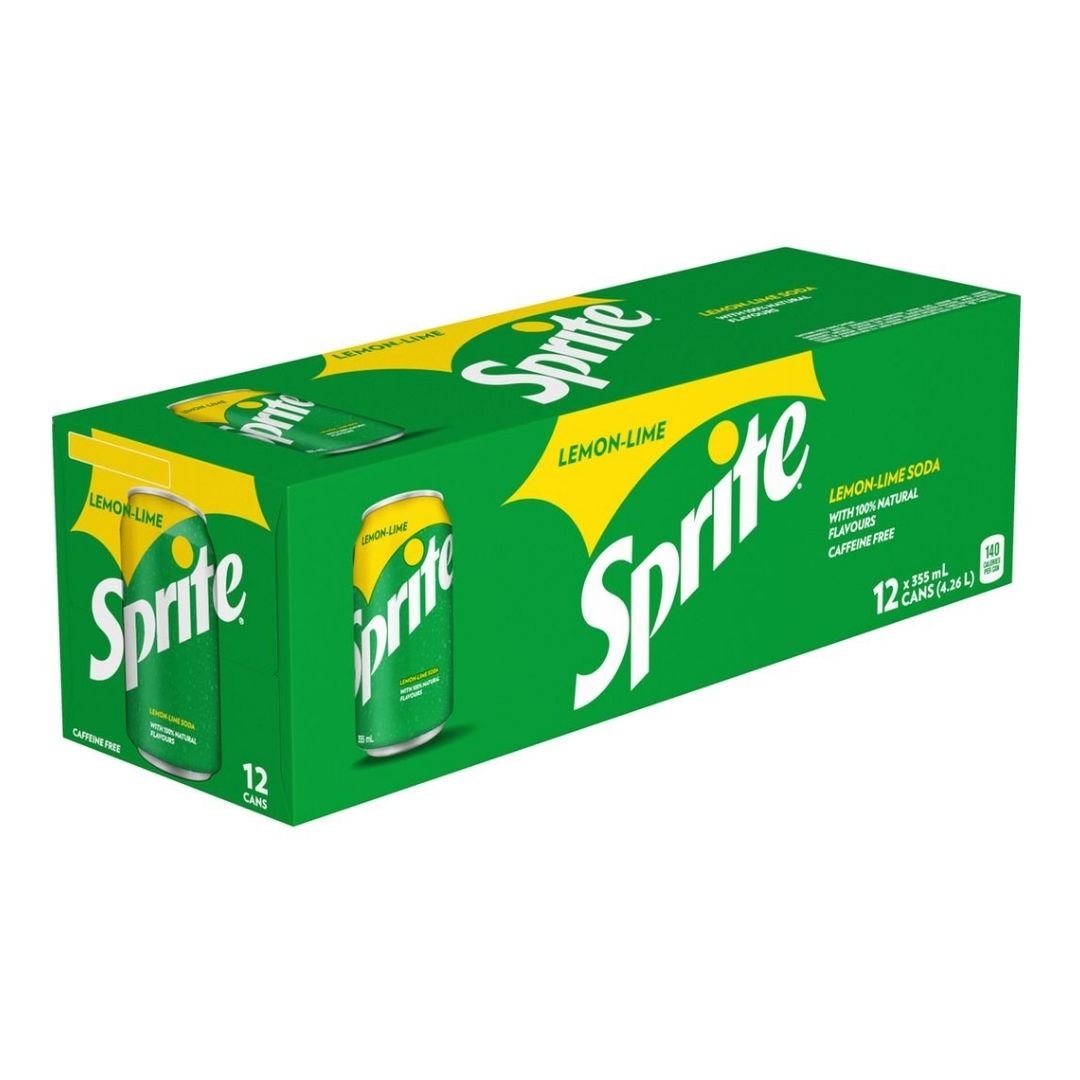 Sprite Lemon-Lime Soda 355ml x 12